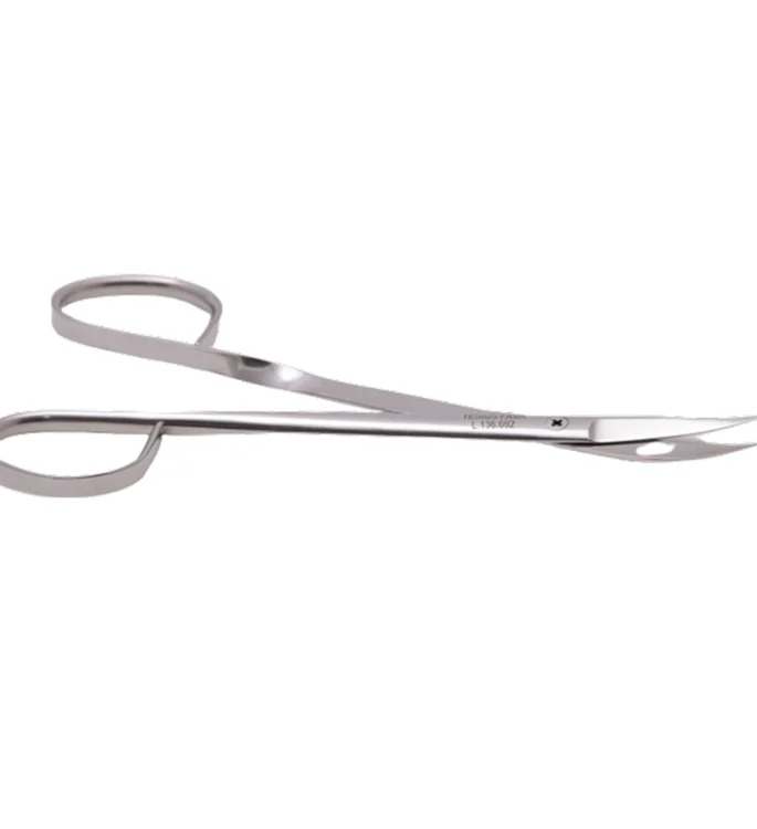 Tesoura Gold. Fox Curva 13,5CM - STEEL PLATE - TES025