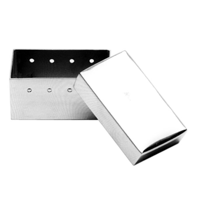 Estojo Inox Perfurado Pequeno