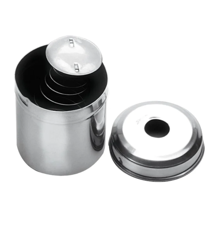 Porta Algodão Inox