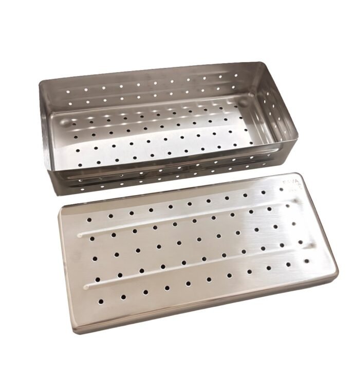 Estojo Perfurado 26 x 12 x 06 cm Milleniun Autoclavável