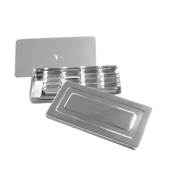 Estojo 20 x 10 x 02 cm P/ Endo C/ 18 Div. E Contra Tampa Interior