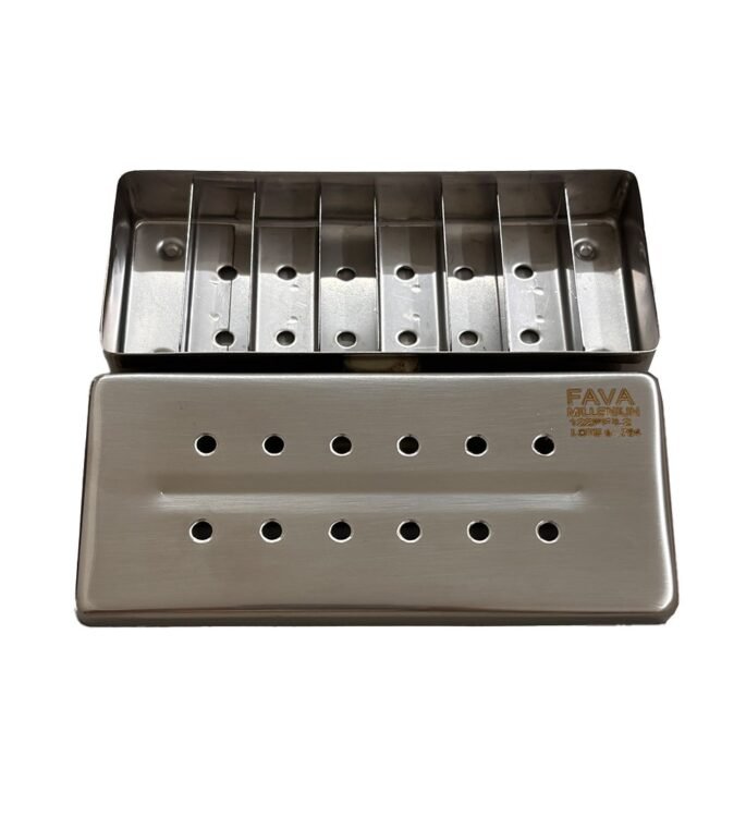 Estojo Perfurado 12 x 05 x 02 cm Milleniun Autoclavável