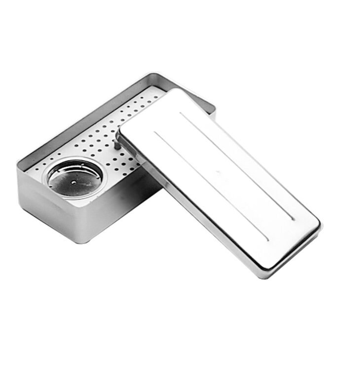 Estojo 18 x 08 x 05 cm P/ Endo 72 Furos Placa Alum. E Bandeja