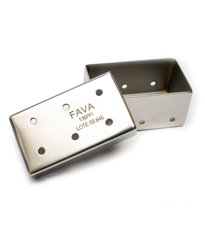 Estojo 06 x 3.5 x 3.5 cm Autoclavável