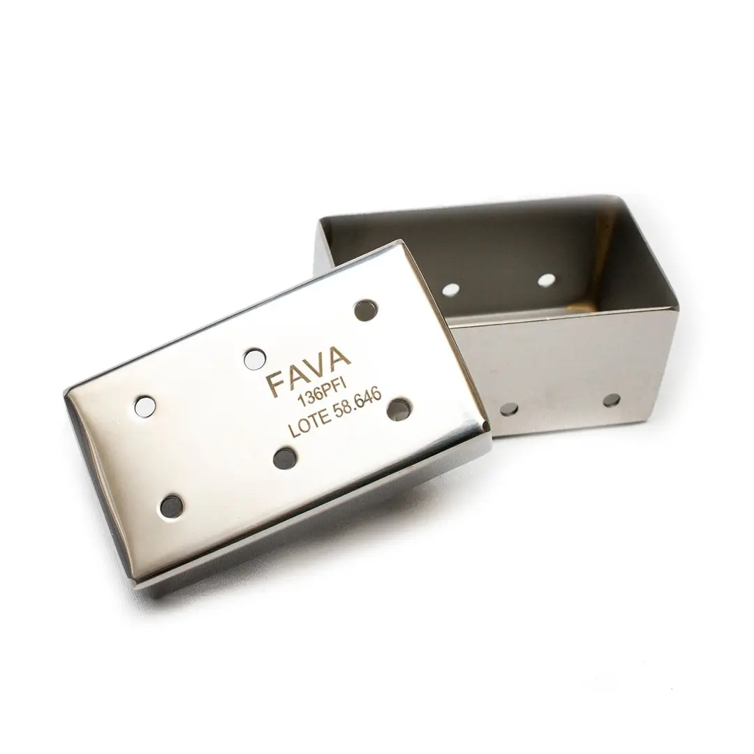 Estojo 06 x 3.5 x 3.5 cm Autoclavável