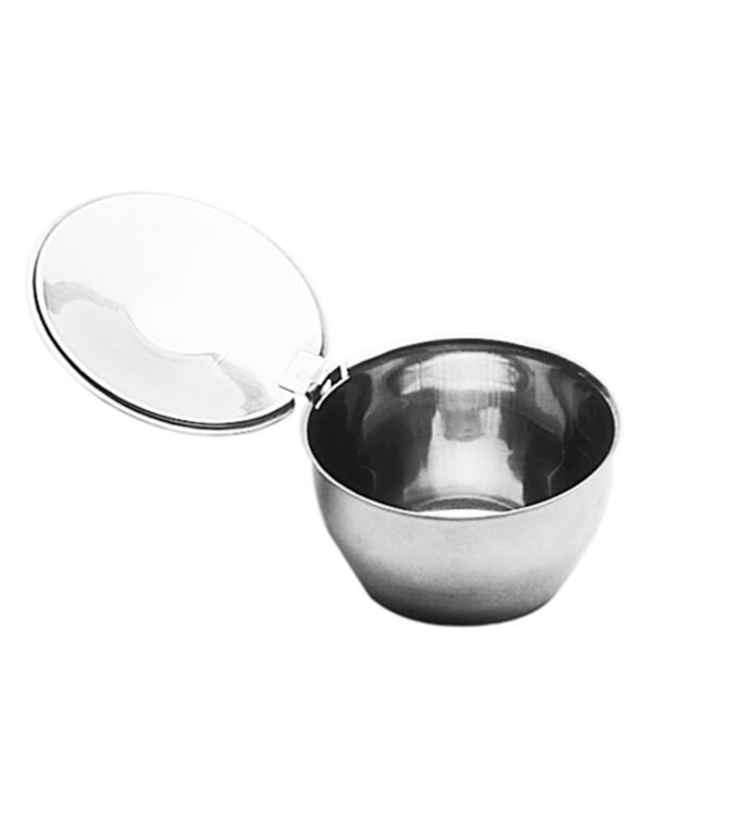 Escarradeira 09 x 6.5 cm Manual C/ Tampa 240 ml