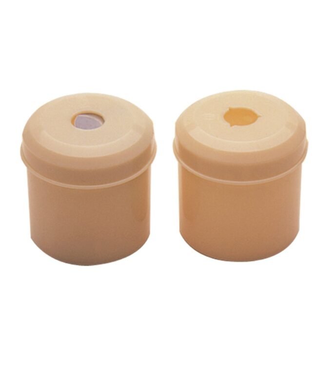 Porta Algodão Cor Marfim Plástico Limpo E Servido