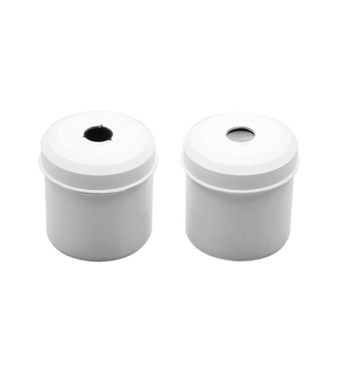 Porta Algodão Cor Branca Plástico Limpo E Servido